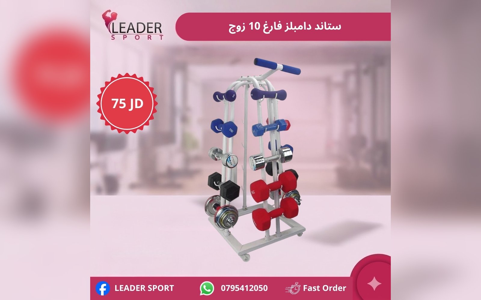ستاند دامبلز فارغ 10 زوج