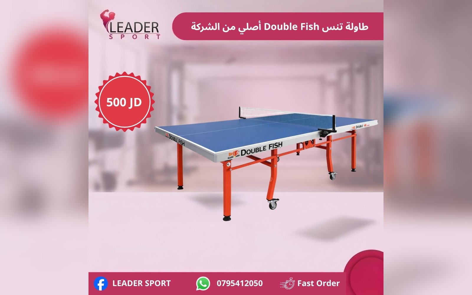طاولة تنس Double Fish