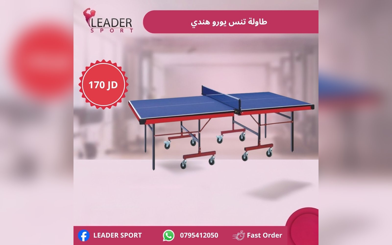 طاولة تنس يورو هندي