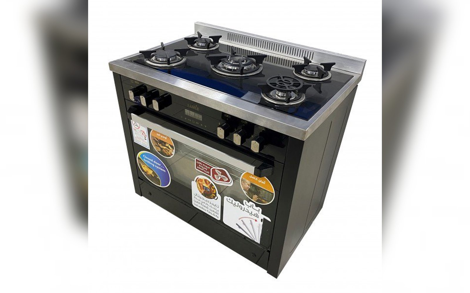 سامكس فرن غاز سيكوريت I-COOK PRO *60*90cm