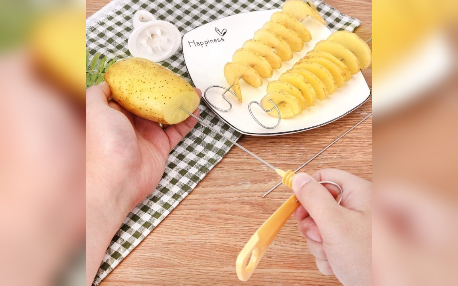 قطاعة البطاطا الحلزونية