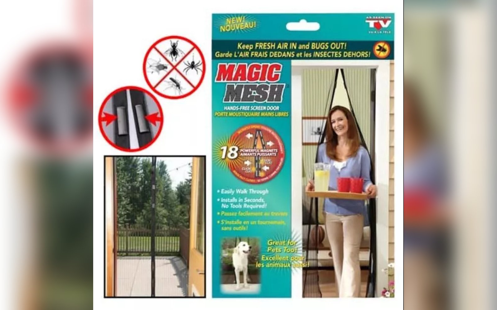 الستارة مغناطيسية MAGIC MESH
