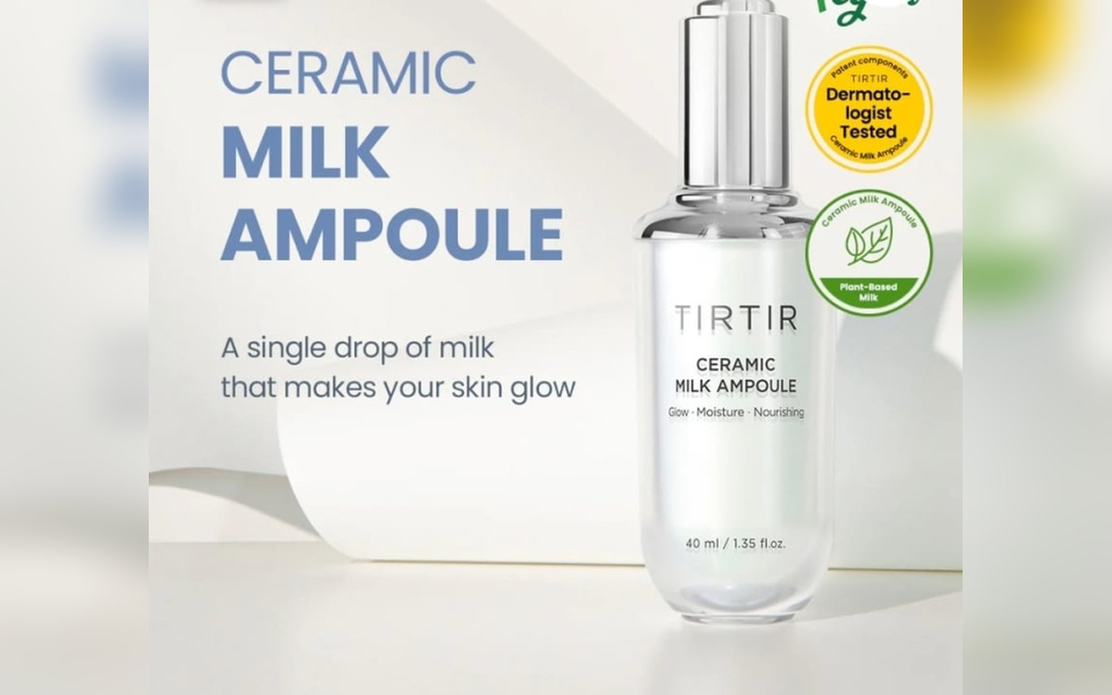 TIRTIR – Ceramic Milk Ampoule 40 ml