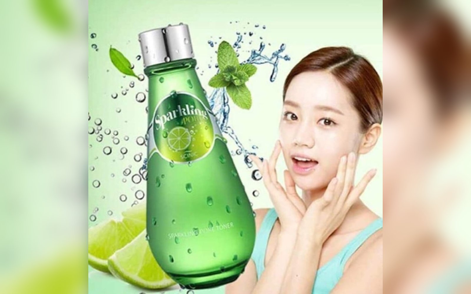 Sparkling pore toner