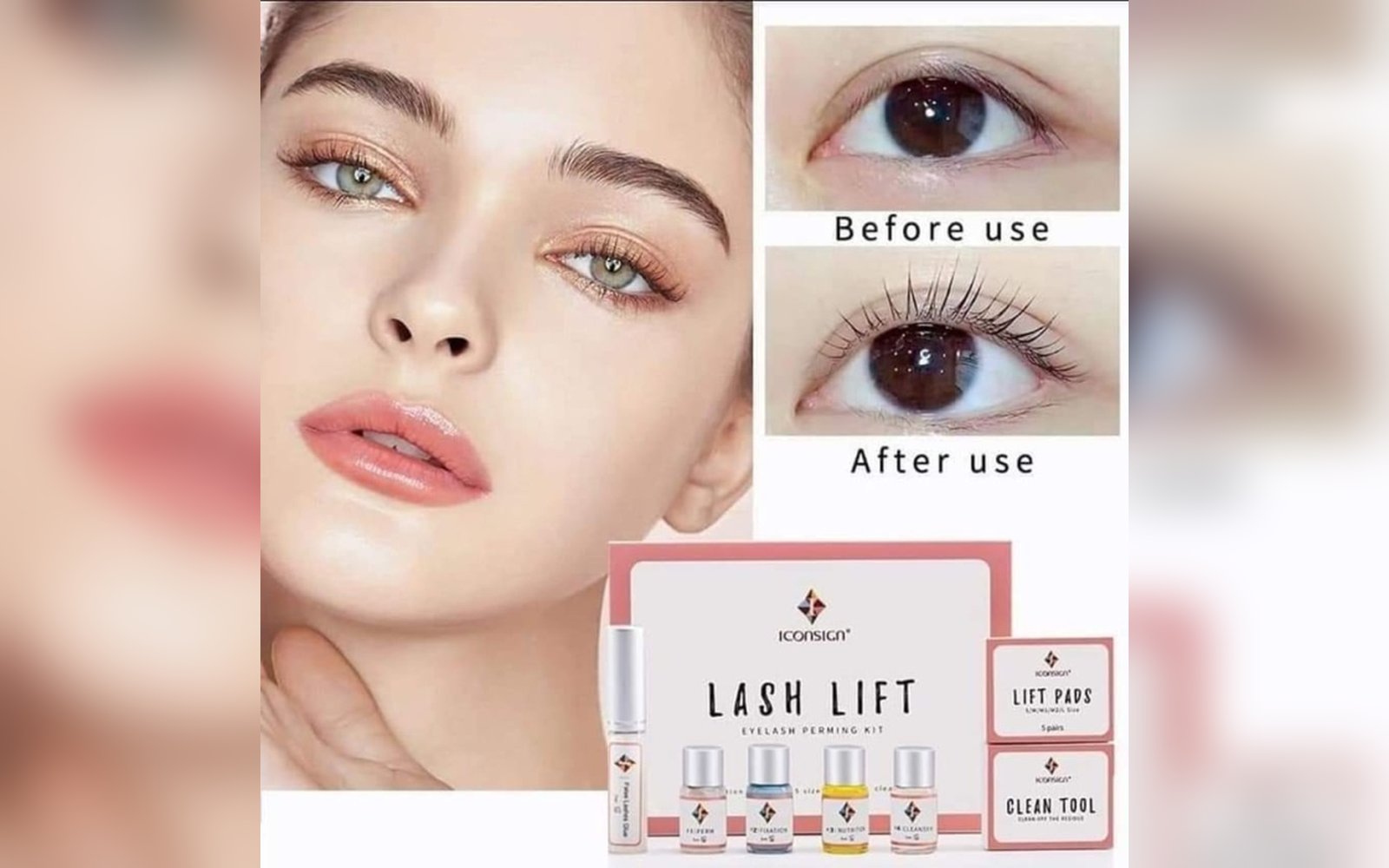 بكج رفع الرموش والحواجب lvl lash lift