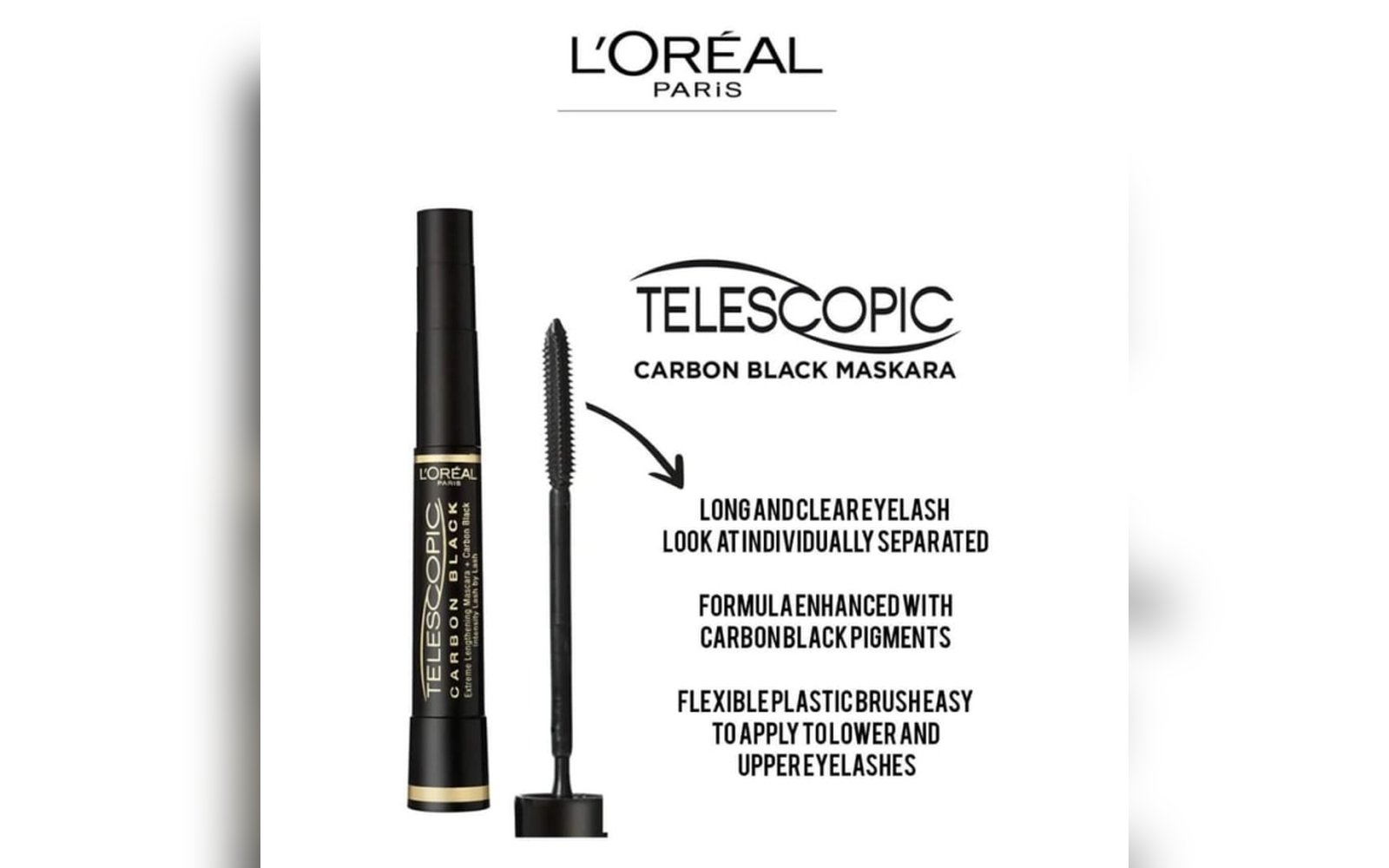 L'oreal Telescopic Carbon-Black