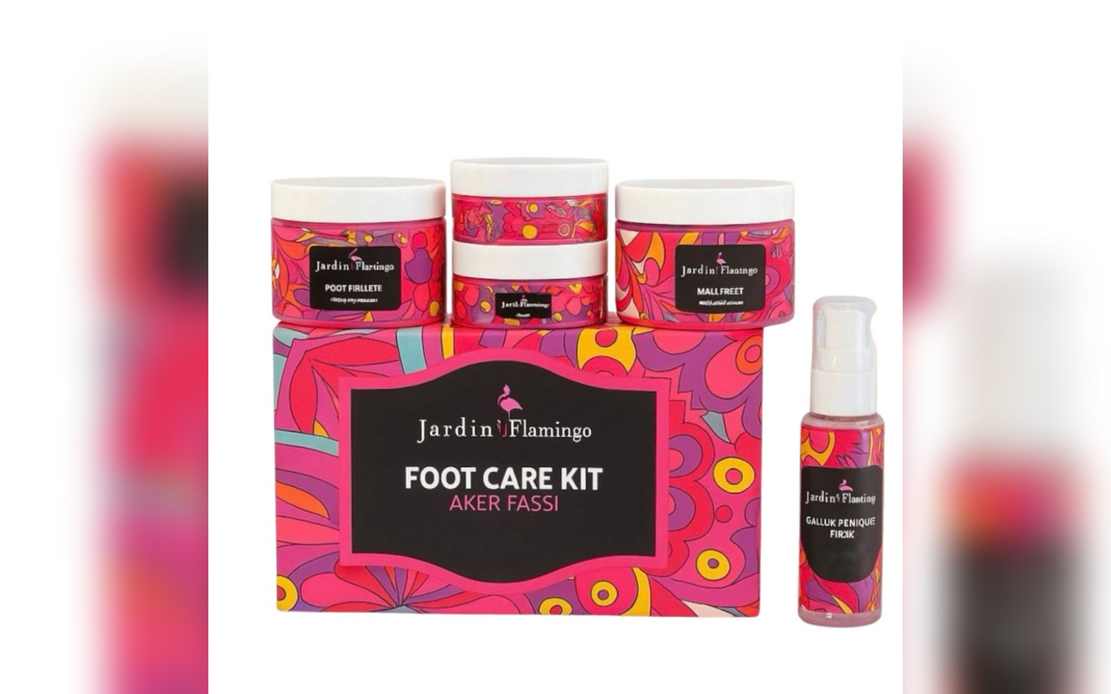 Jardin Flamingo Foot Care Kit Aker Fassi