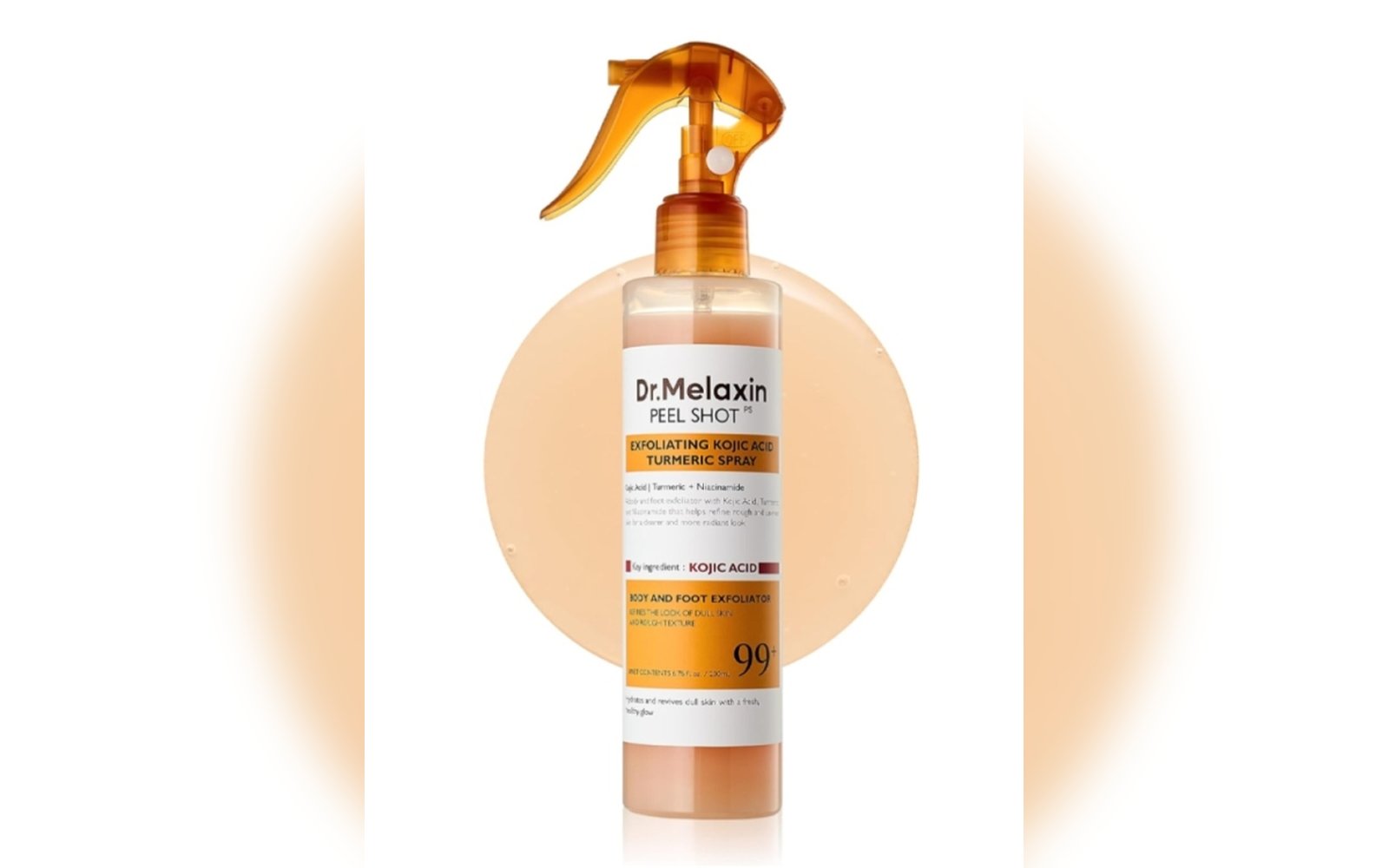 Dr.Melaxin Peel Shot Exfoliating Kojic Acid Turmeric Spray - 200ml