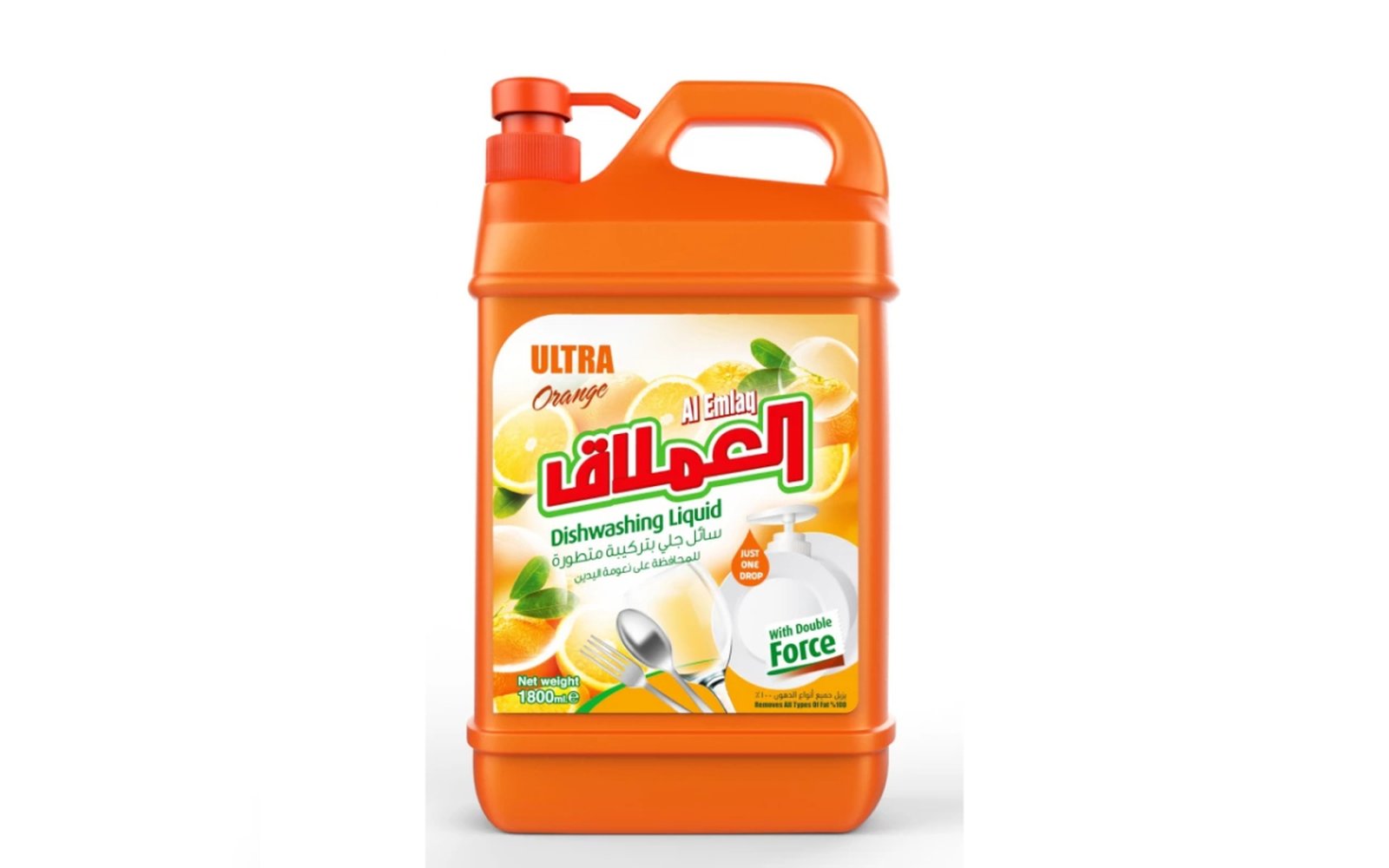 العملاق سائل جلي برائحة البرتقال  1800 مل
