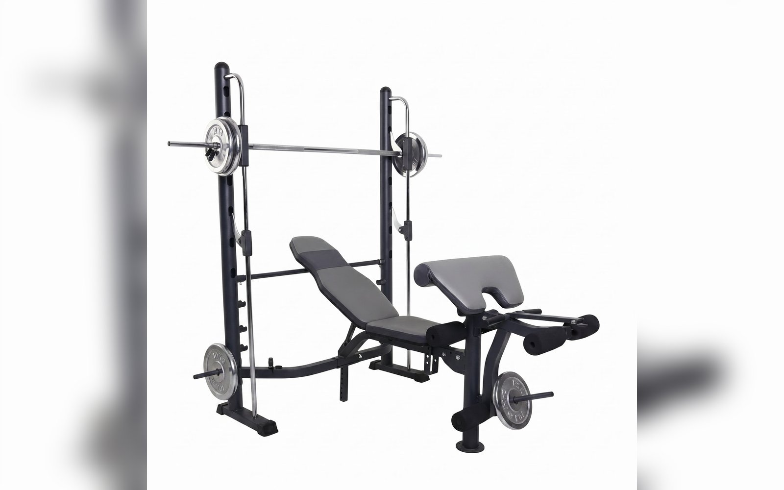 بنش تدريب احترافي مع نظام سميث المدمج (Smith Machine Bench)