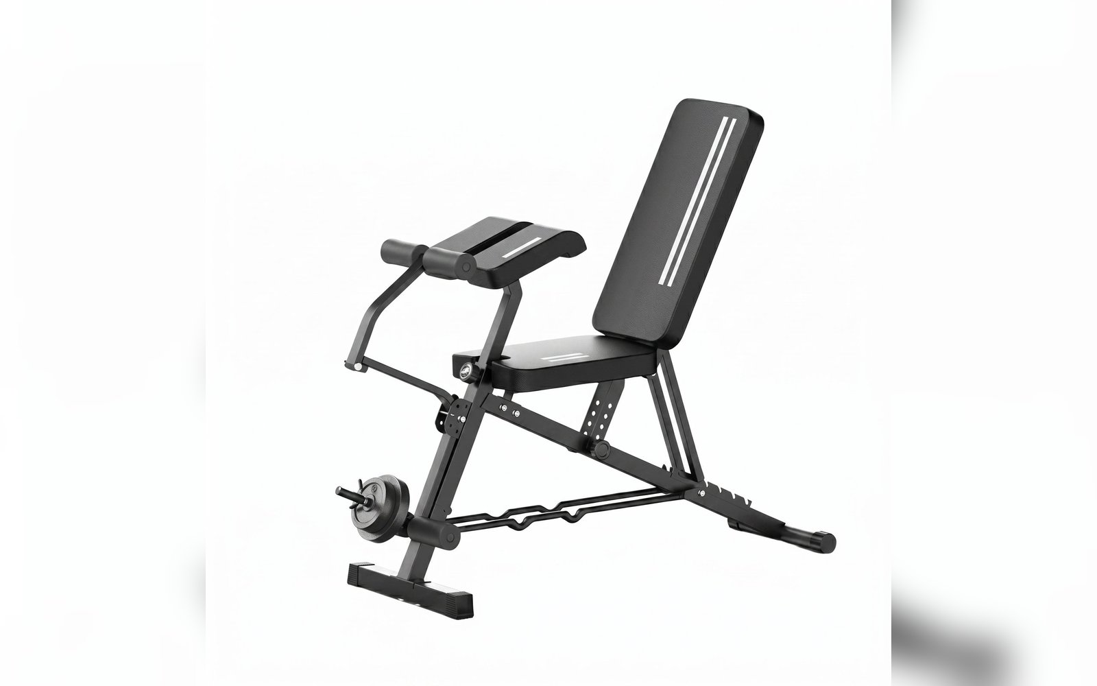 بنش تدريب متعدد الوظائف مع مسند ركاية (Multi-Function Bench with Preacher Curl)