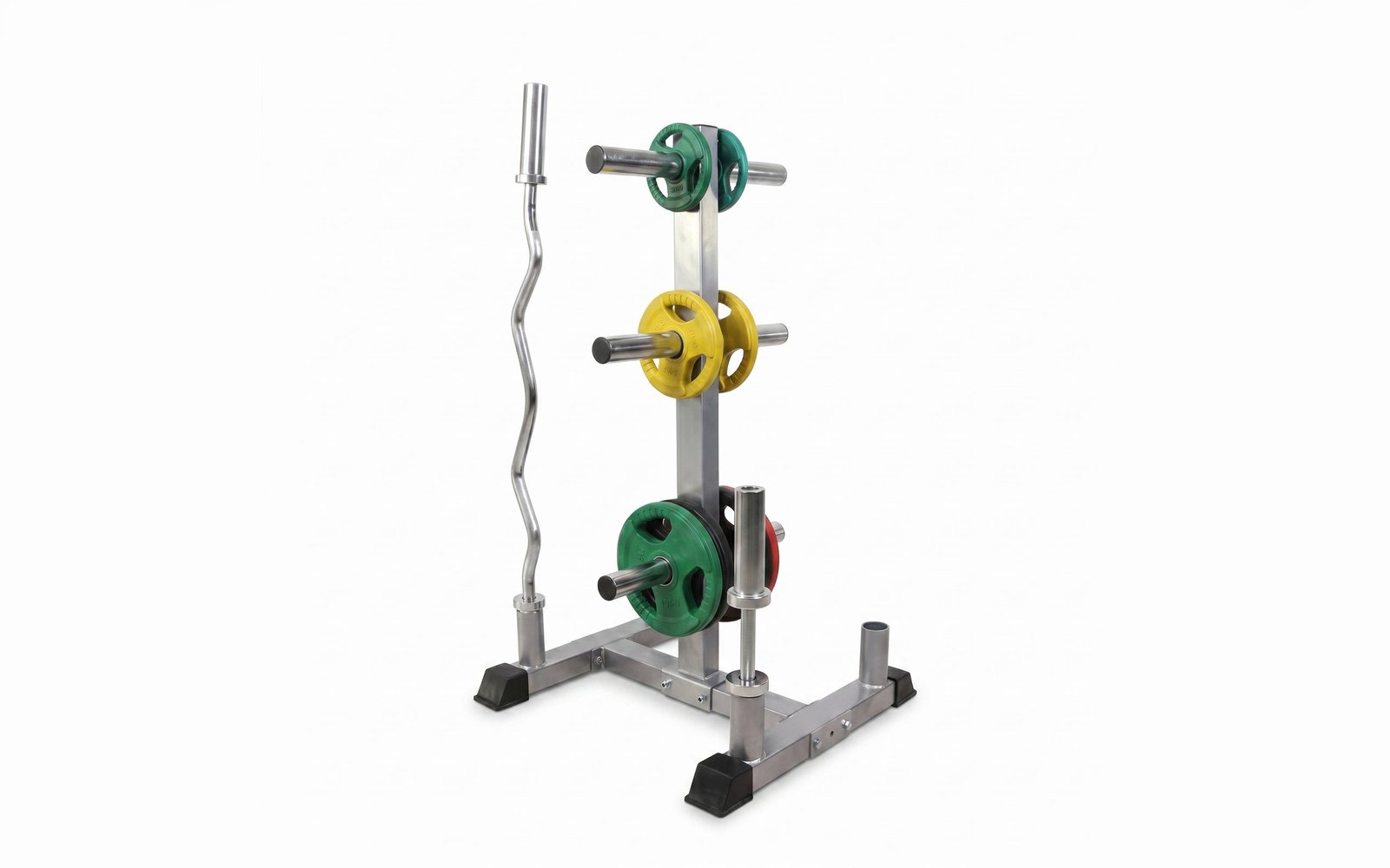 ستاند بارات وأوزان أولمبي (Olympic Weight Tree & Barbell Rack)