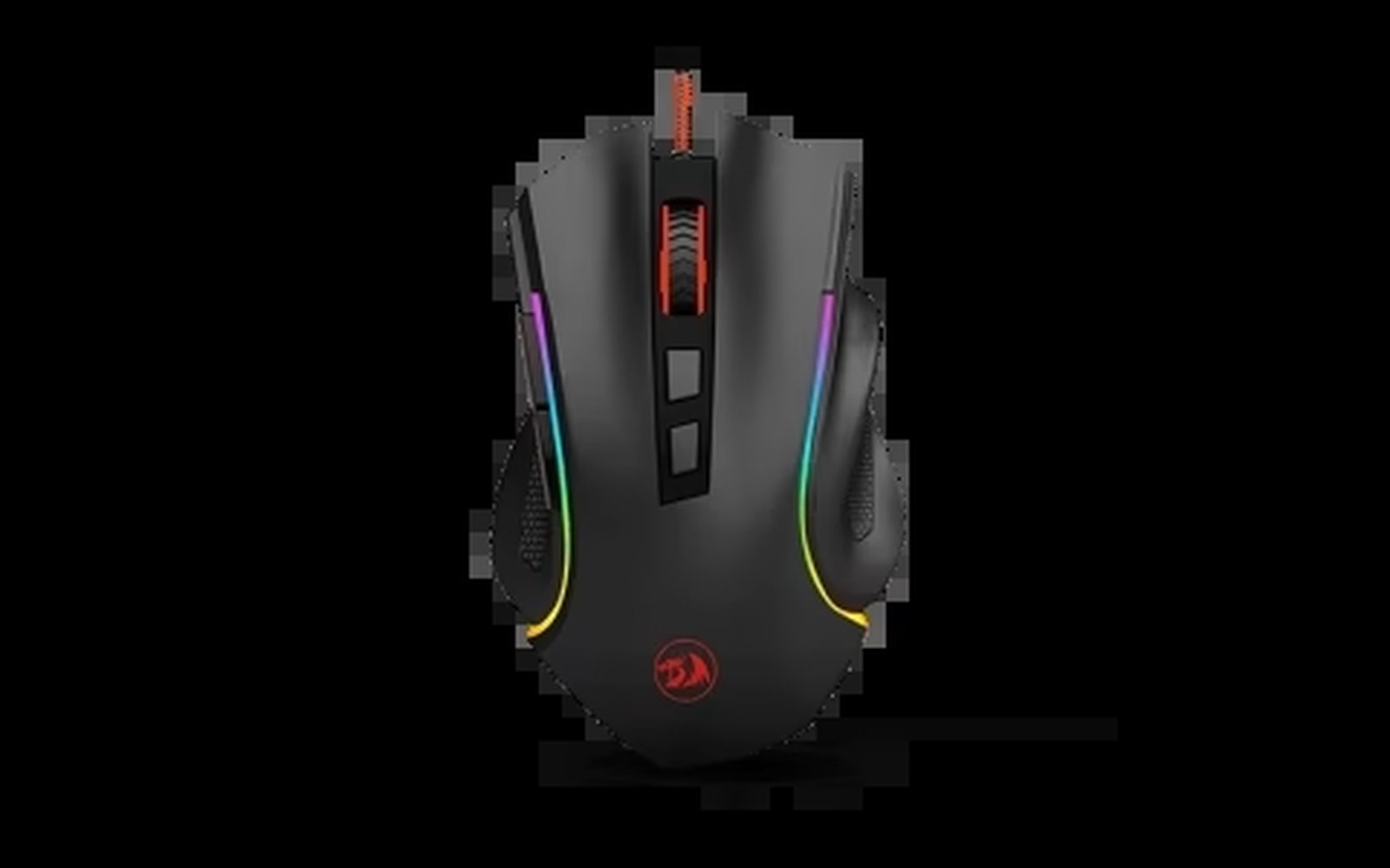 ماوس الألعاب Redragon M607 Griffin RGB بـ 7 أزرار، ودقة 7200 نقطة في البوصة، ووظائف ماكرو قابلة للبرمجة