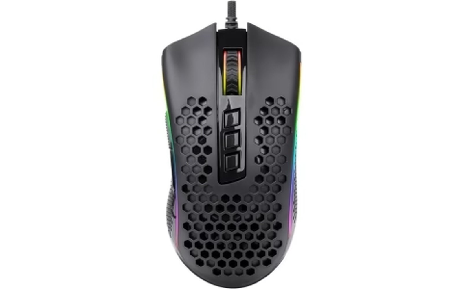 فأرة الألعاب Redragon M808 – فأرة فائقة الخفة بإضاءة RGB على شكل قرص العسل للاعبين المحترفين (إصدار 2025)