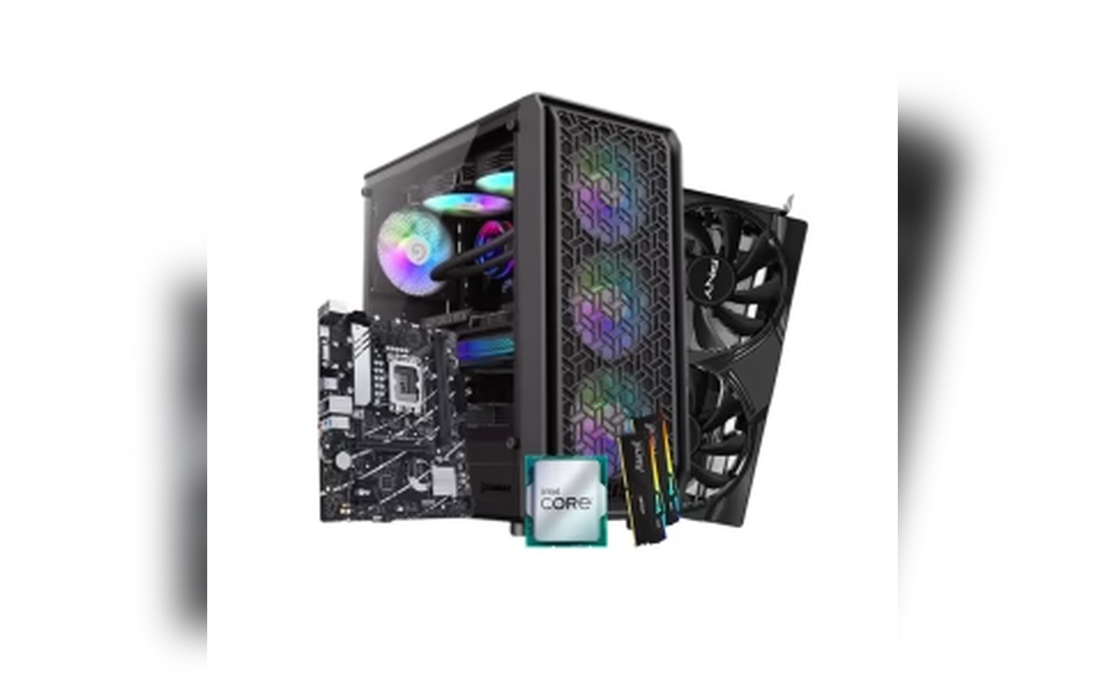 جهاز كمبيوتر للألعاب – معالج Core i5 13400F + بطاقة رسومات RTX 5060 بسعة 8 جيجابايت