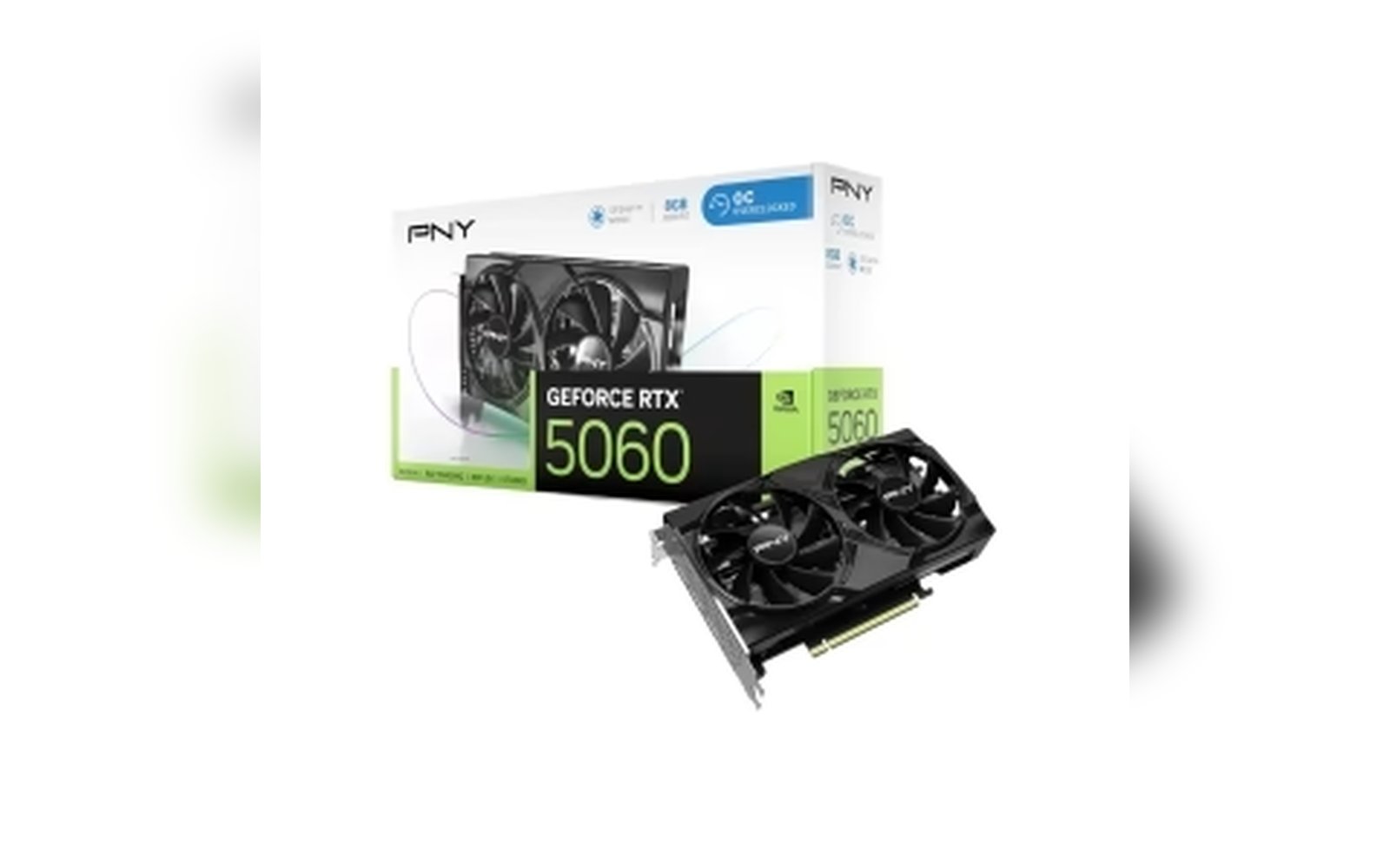 بطاقة رسومات PNY GeForce RTX 5060 بسعة 8 جيجابايت من نوع GDDR6