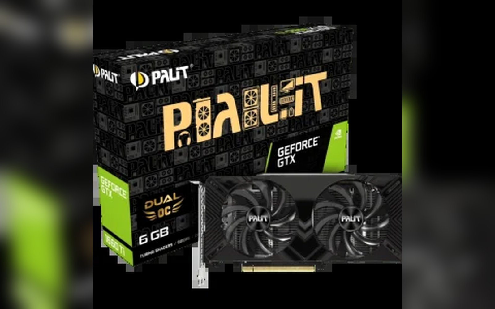 بطاقة رسومات PALIT GeForce® GTX 1660 Ti Dual OC بسعة 6 جيجابايت