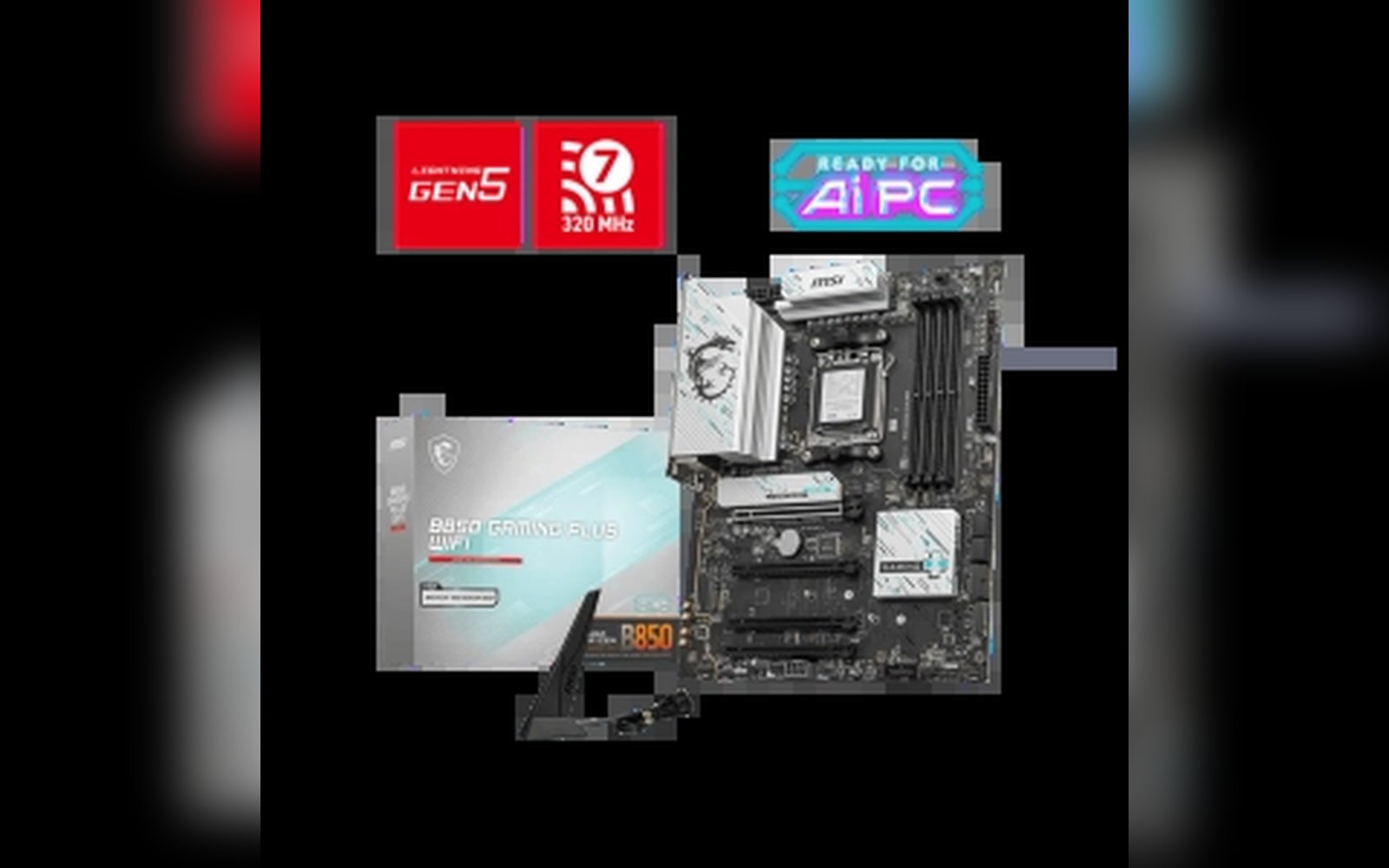 لوحة أم للألعاب MSI B850 GAMING PLUS WIFI DDR5 AM5