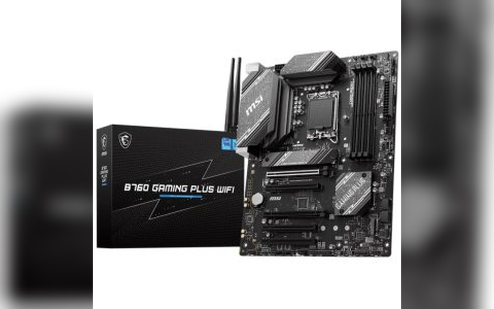 لوحة أم MSI B760 GAMING PLUS WIFI 6E ATX للألعاب - مُحسّنة لمعالجات Intel من الجيل الثالث عشر، وذاكرة DDR5، و PCIe 4.0