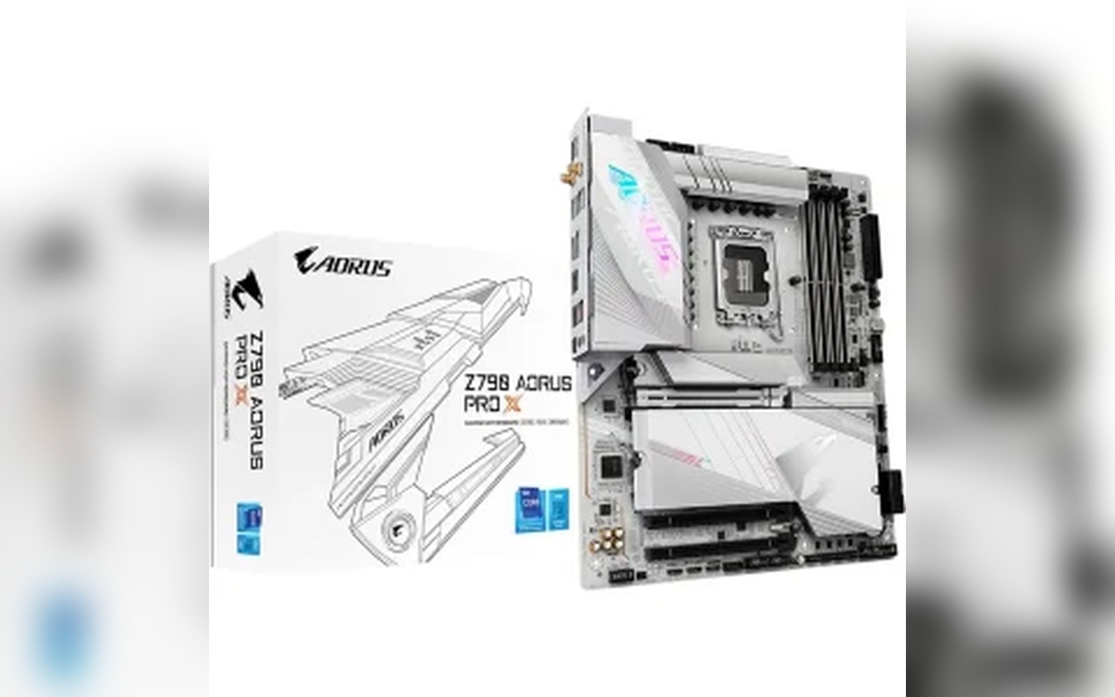 لوحة أم GIGABYTE Z790 AORUS PRO X Wi-Fi 7 ATX للألعاب - مُحسّنة لمعالجات Intel من الجيل الرابع عشر، وذاكرة DDR5، و PCIe 5.0، واتصال عالي السرعة