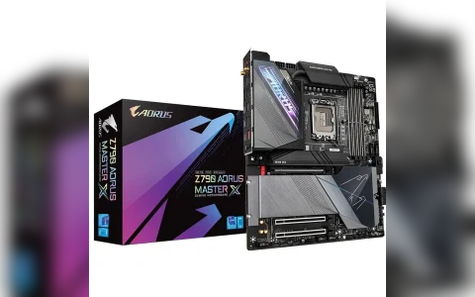 لوحة أم GIGABYTE Z790 AORUS MASTER X WiFi 7 ATX للألعاب - مُحسّنة لمعالجات Intel من الجيل التالي، وذاكرة DDR5، و PCIe 5.0