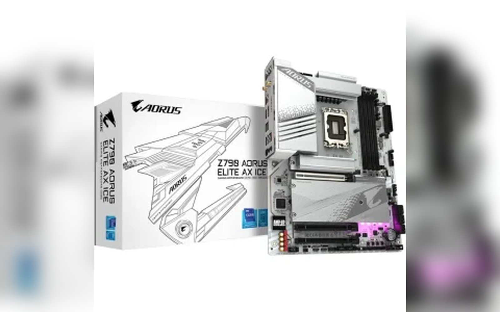 لوحة أم GIGABYTE Z790 AORUS ELITE AX ICE Wi-Fi 6E ATX للألعاب - مُحسّنة لمعالجات Intel من الجيل الرابع عشر والثالث عشر والثاني عشر، وذاكرة DDR5، و PCIe 5.0، واتصال مُحسّن