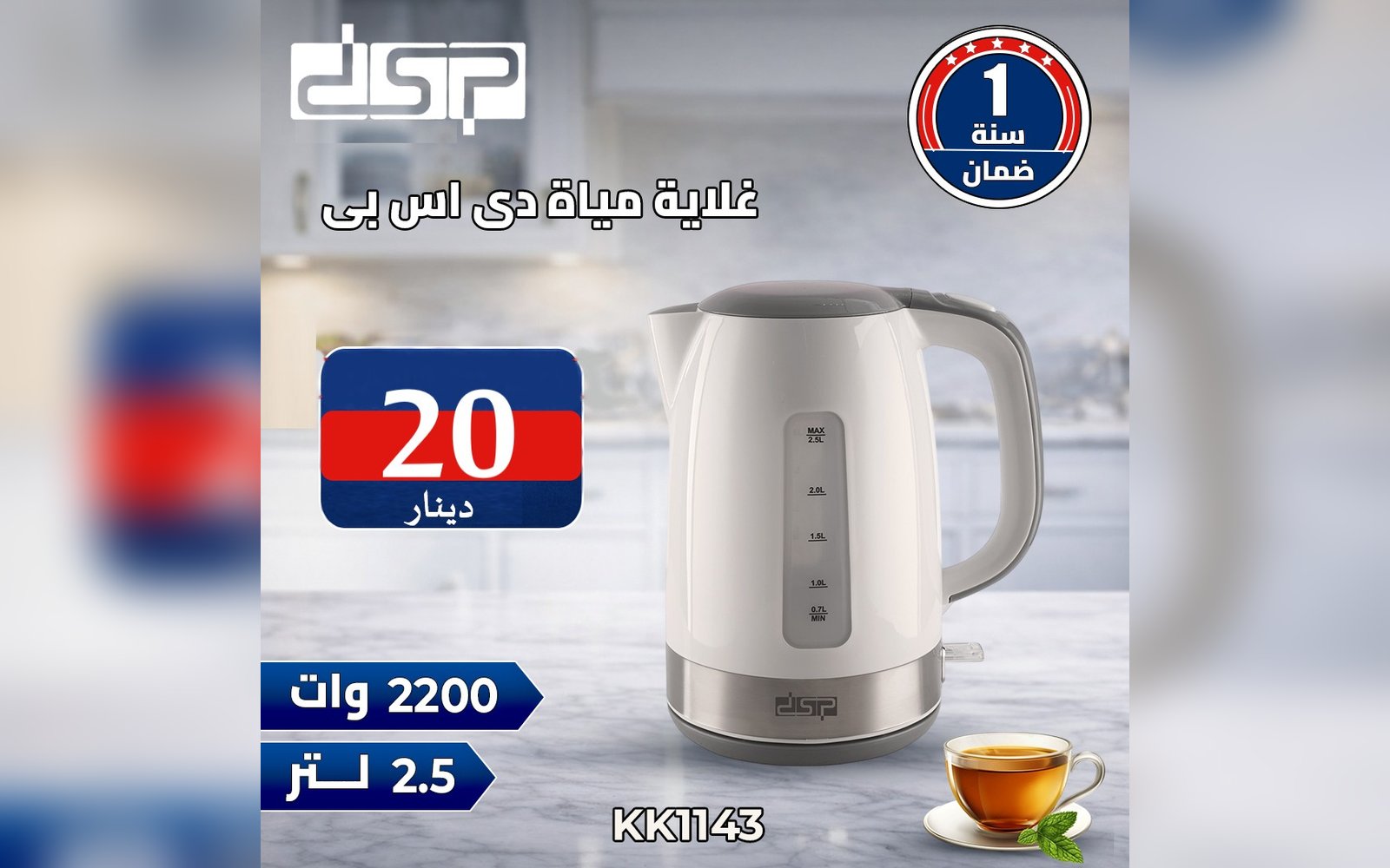 غلاية مياة دي اس بي