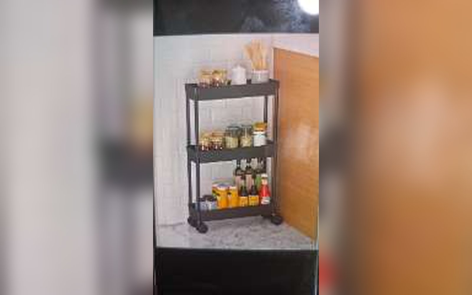منظم مطبخ او حمام 3 طبقات متحرك